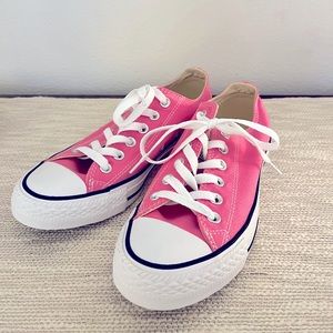 Pink Low Top Converse